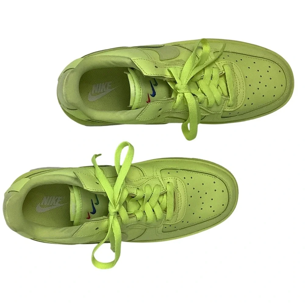 Nike Air Force 1 Fontanka Yellow Strike Low Top Sneakers Womens 9